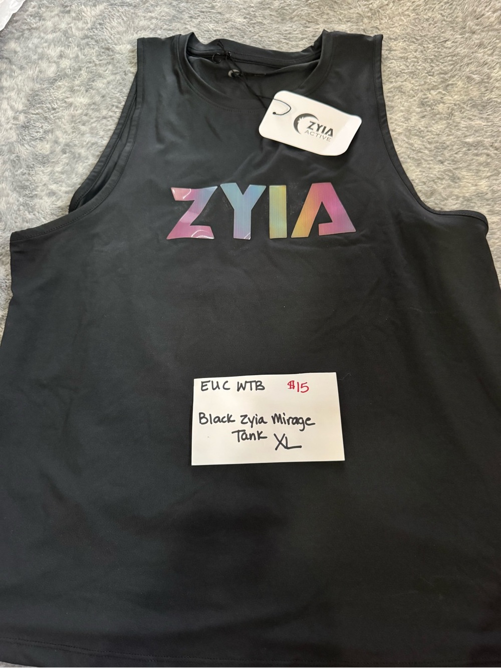 ZYIA Black mirage tank